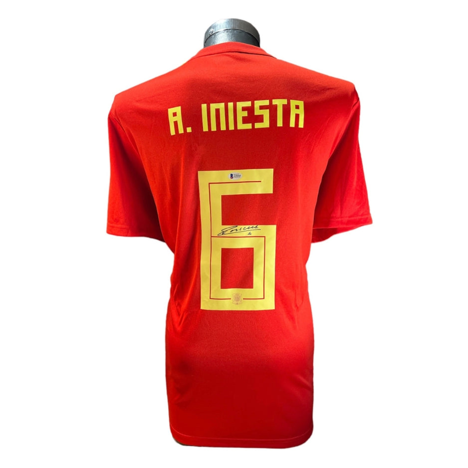 Andrés Iniesta - Jersey Firmada de la Selección de España