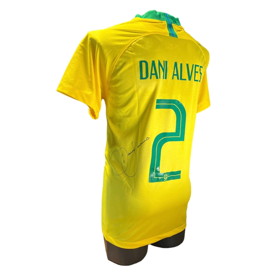 Dani Alves-Jersey Firmada de la Selección de Brasil