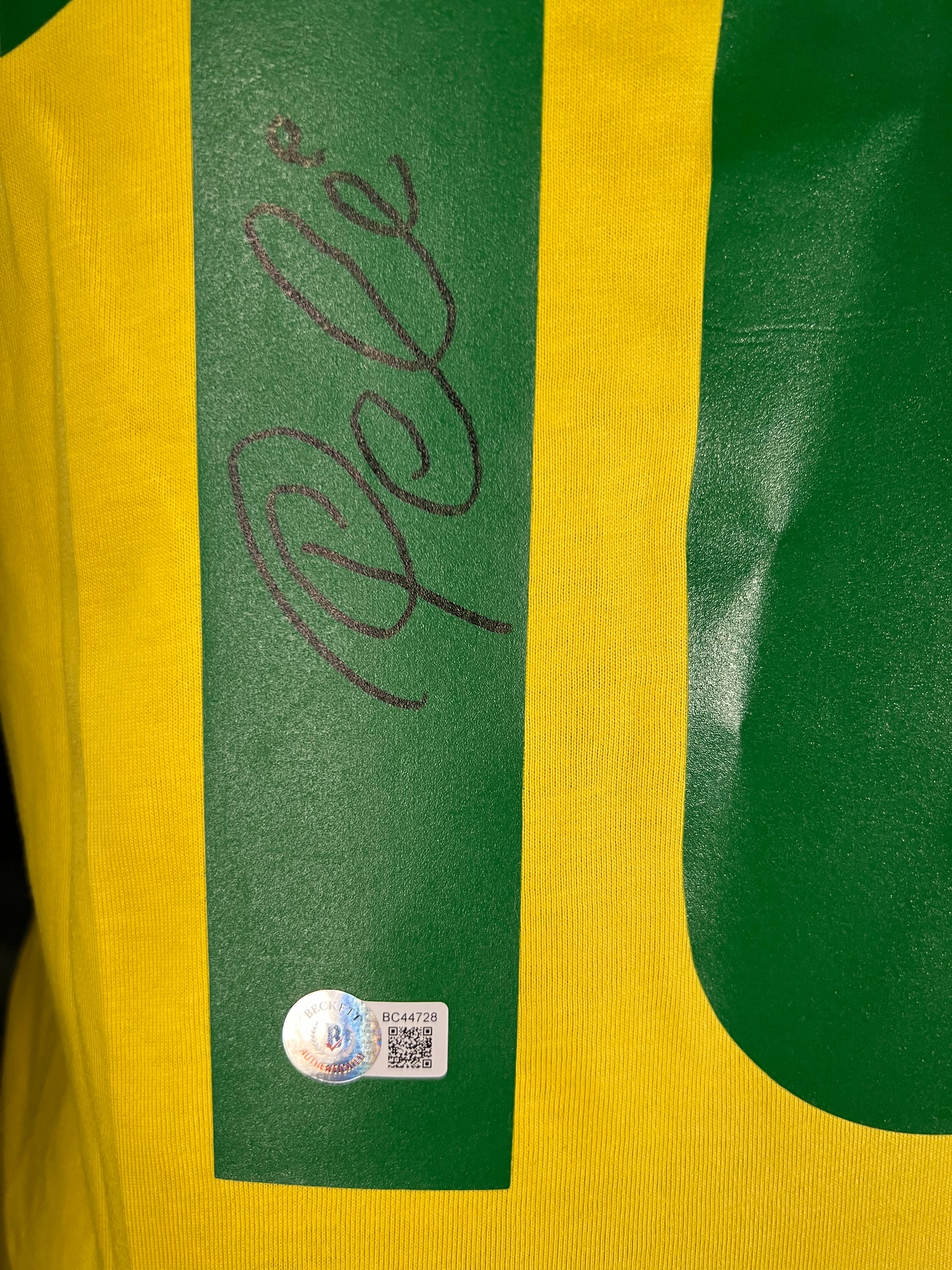 Pelé - Jersey Firmada dé la Selección de Brasil